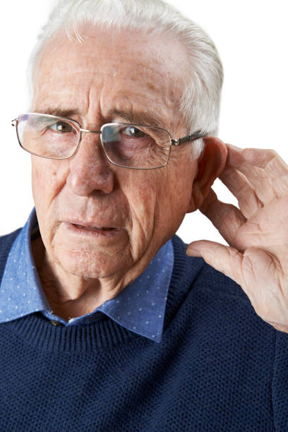 istock Studio Shot Of  Senior Man Suffering From Deafness 647653336