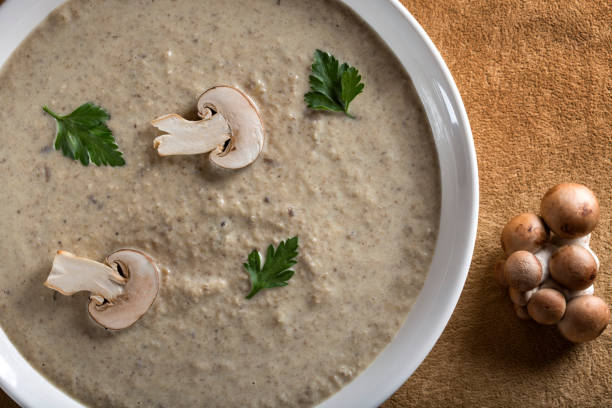 istock Mushroom creamy soup 647659572