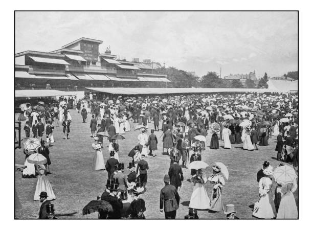 istock Antique London's photographs: Eton and Harrow Match at Lord's Luncheon Interval 647698872