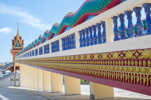 istock Thai Temple Stairway,WAT PHRATHAT RUENG RONG TEMPLE 647699510