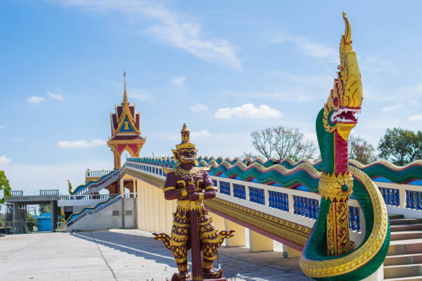 istock Thai Temple Stairway,WAT PHRATHAT RUENG RONG TEMPLE 647702256
