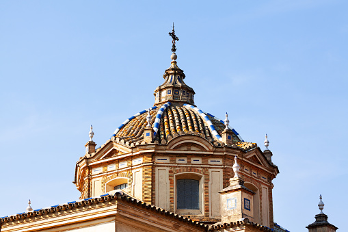 Cupola of church in cloister Cartuja