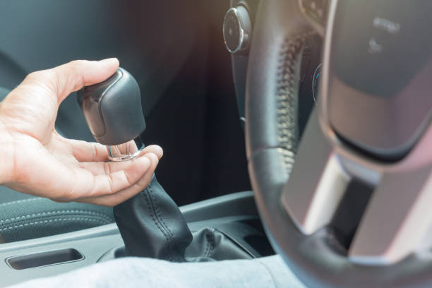 istock hand on the shift manual transmission 647711644