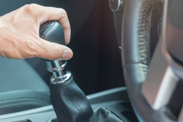 istock hand on the shift manual transmission 647711808