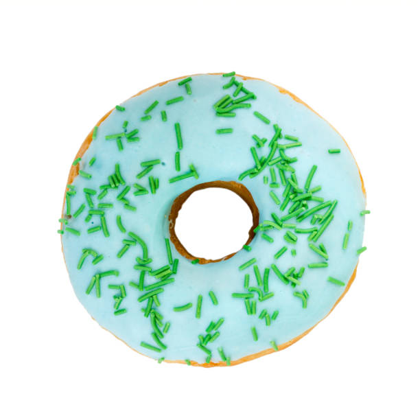istock Tasty donut with decorated sprinkles 647714120