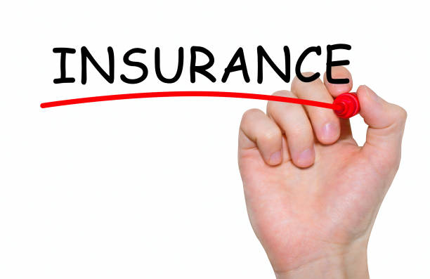 istock Hand writing inscription Insurance with marker, concept 647717872