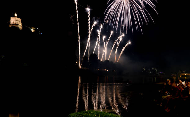 istock Fireworks on the Po River in Turin 647719064