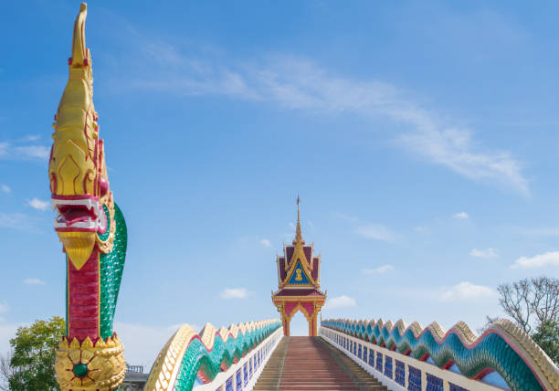 istock Thai Temple Stairway,WAT PHRATHAT RUENG RONG TEMPLE 647720714
