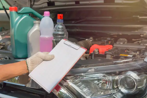 Photo of Distilled water battery and oil