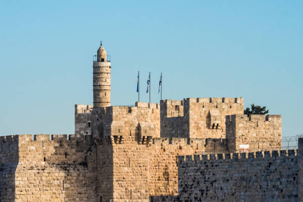 istock Tower of David in the morning sunlight. 647728128