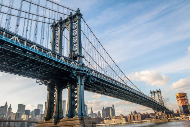 istock Manhattan Bridge and Manhattan Skyline - New York, USA 647728758