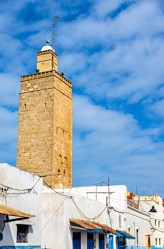 Tower in Kasbah of the Udayas at Rabat, Morocco