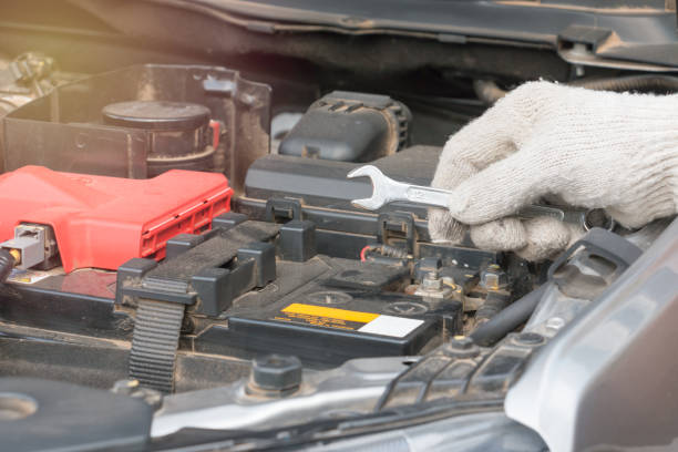 istock Maintenance car battery by yoursalf 647742474