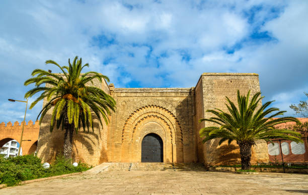Bab er-Rouah gate in Rabat, Morocco Bab er-Rouah gate in Rabat, the capital of Morocco meknes stock pictures, royalty-free photos & images