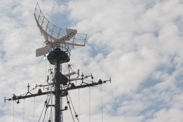 istock military radar air surveillance on navy ship 647750168