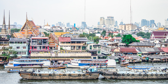 Chao Phraya River in Bangkokg, Thailand