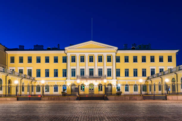 istock Presidential Palace in downtown Helsinki Finland 647772514