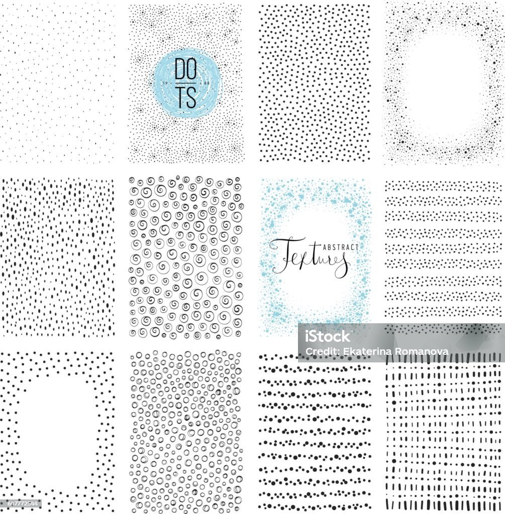 Sketch Backgrounds_04 Set of scribble backgrounds and abstract textures. Use for posters, art prints, greeting and business cards, banners, labels, book covers and other graphic designs. Child stock vector