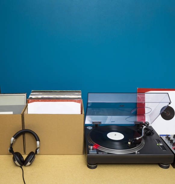 istock Turntable, Headphones and Records 647772916