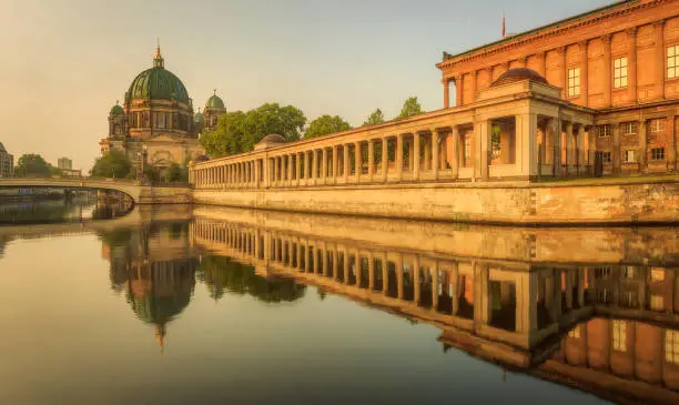 Morning view of Berlin Cathedral, Berliner Dom , Germany