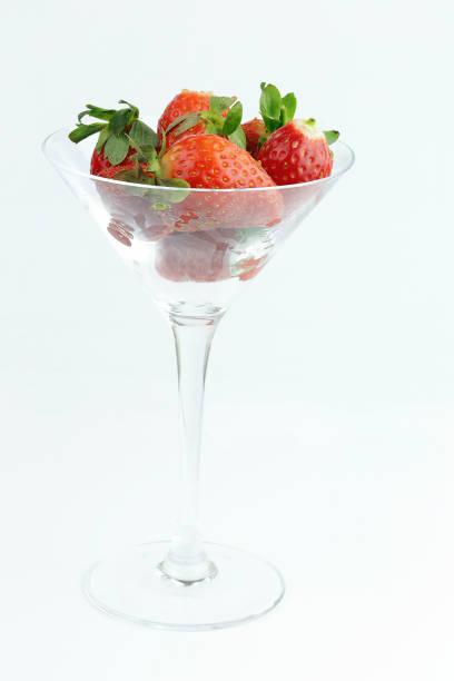 istock Strawberry in water and glass 647776102