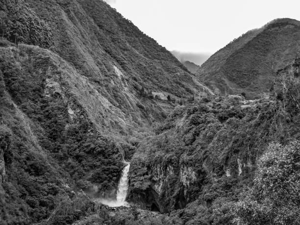 istock Cascade at Tropical Forest in Banos, Ecuador 647776686