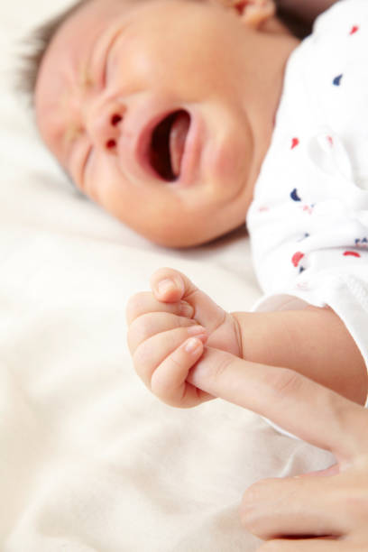 istock Baby crying Japanese boy 647786400
