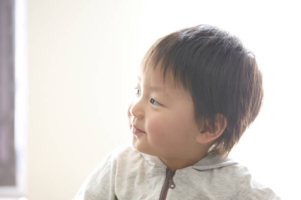 istock Japanese man baby 647786834
