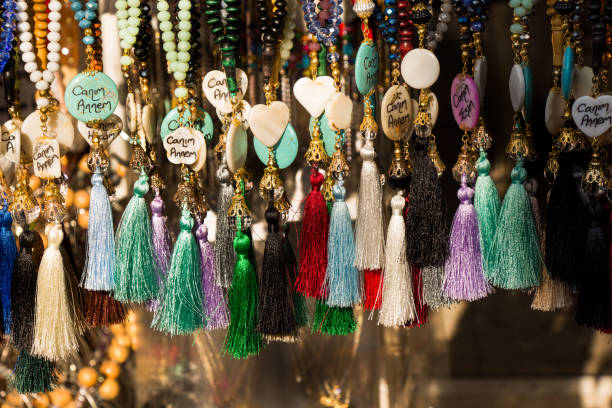 istock Selection of curtain tassel in various colors 647795118