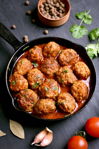 istock Meatballs with tomato sauce 647798692