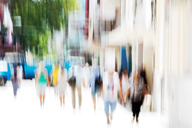istock Crowd of People on Shopping Street 647802402