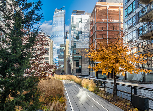 High Line Park in Manhattan - New York, USA