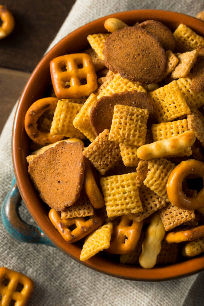istock Homemade Salty Snack Party Mix 647806036