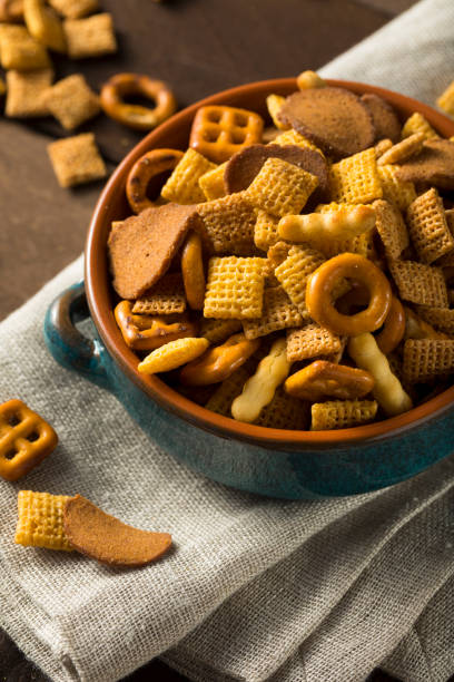 istock Homemade Salty Snack Party Mix 647806264