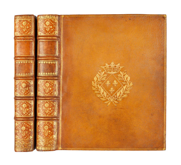 istock old books with vintage bindings and beautiful gilded leather book covers 647808540