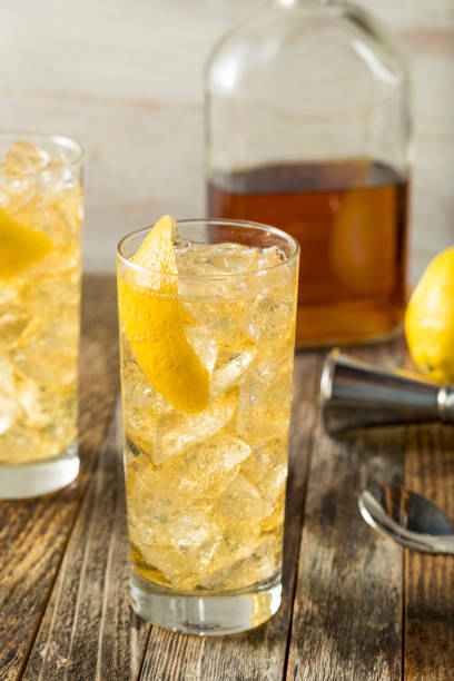 istock Homemade Whiskey Highball with Soda Water 647809750
