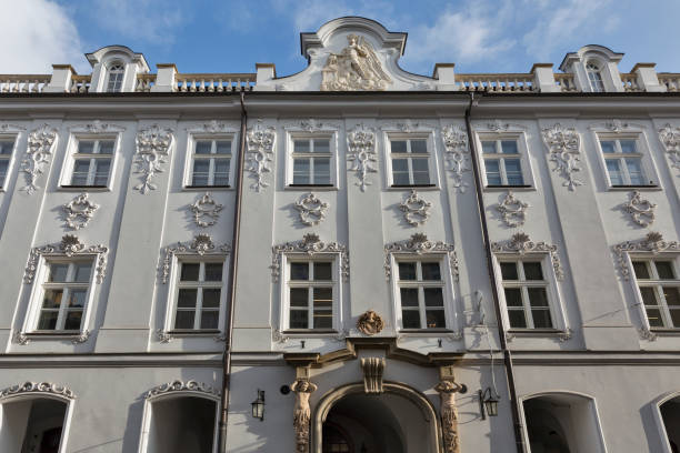 istock Beautiful old building in Krakow old town, Poland. 647816678