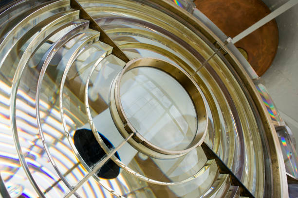 istock Light of a lighthouse up close 647830220
