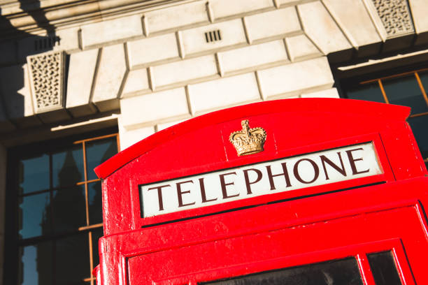 istock Red london telephone booth 647836988