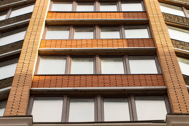 istock abstract background and can be illustration to article of Office Building 647840266