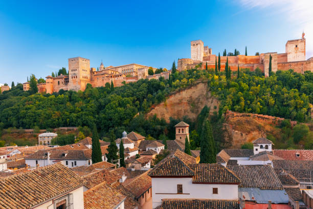 istock Alhambra at sunset in Granada, Andalusia, Spain 647845756