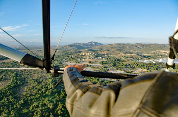 istock Flying  an ultralight over San Jose Del Cabo estuary 647852598