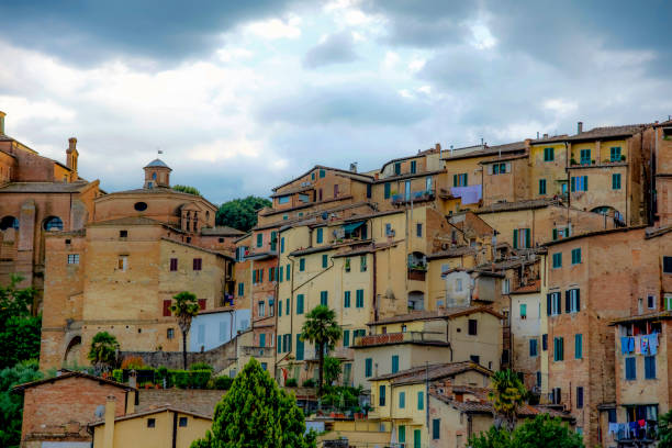 istock Panoramic view of Siena, Tuscany, Italy 647865468
