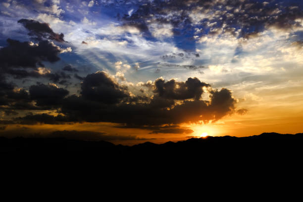 istock skie clouds sunset and sunlight background 647868674