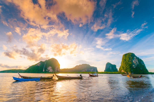 istock Thai Taxi-Boats 647875458
