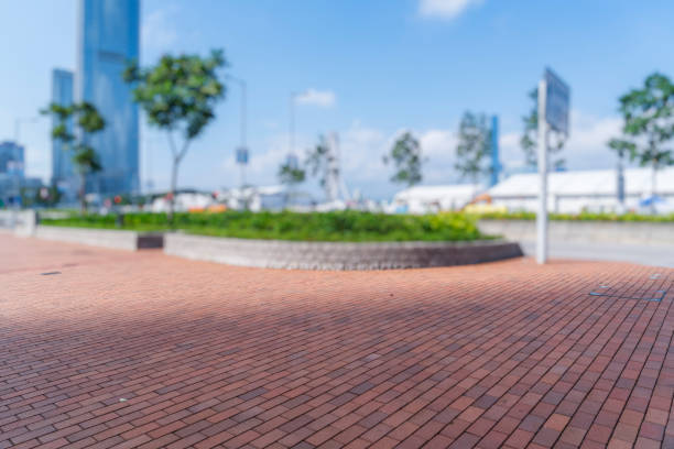 city square of central district,Hong Kong,China.
