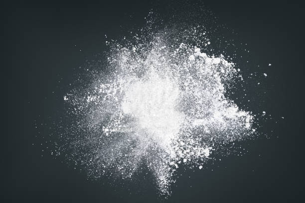 istock Abstract design of white powder cloud 647881830