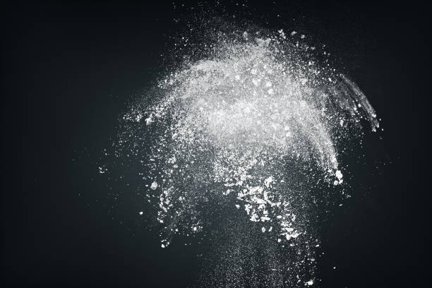 istock Abstract design of white powder cloud 647881840