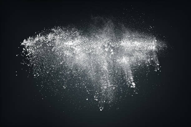 istock Abstract design of white powder cloud 647881842