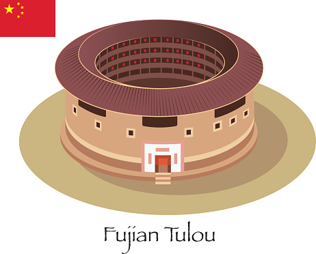 Vector Fujian Tulou